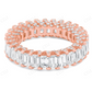 14K Gold 4.29ct VVS Emerald Diamond Eternity Band Ring hip hop jewelry CustomDiamJewel