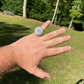 14K White Gold Moissanite Hip Hop Huge Ring  customdiamjewel   