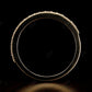 Art Deco Round Cut Natural Diamond Eternity Milgrain Wedding Band  customdiamjewel   