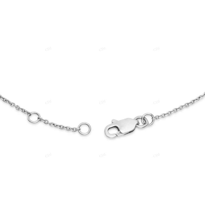 14K Solid Gold Unique Trendy Three Link Diamond Bracelet CustomDiamJewel