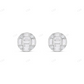 Baguette & Round Diamond Stud Earrings Stud earrings CustomDiamJewel
