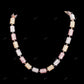 925 Silver Two Tone Moissanite Miami Cuban Link Chain CustomDiamJewel