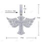 Hip Hop Iced Out Baguette Wing Cross Pendant hip hop jewelry CustomDiamJewel
