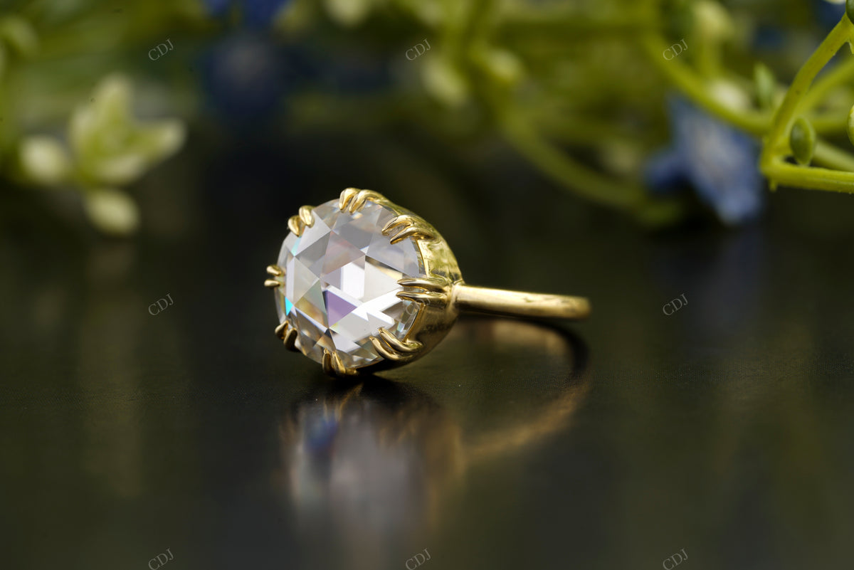 Rose Cut Lab-Grown Diamond Ring customdiamjewel