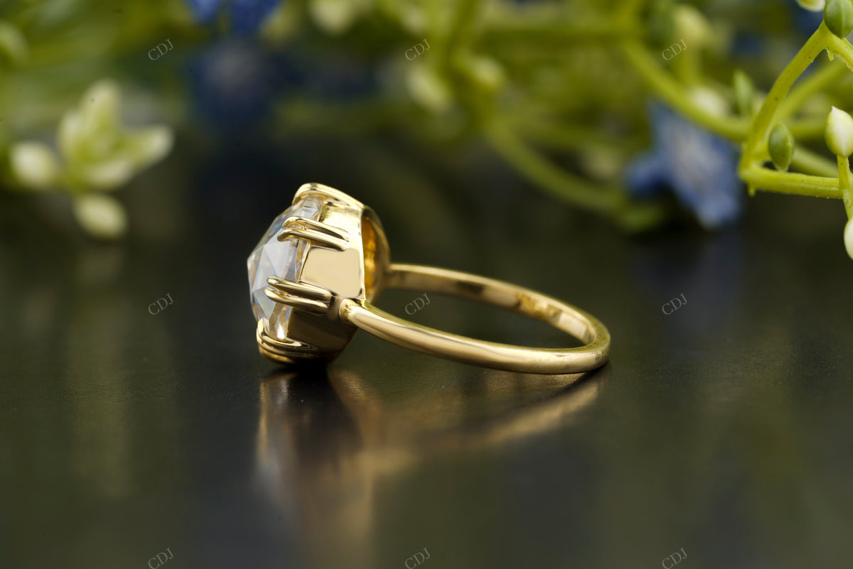 Rose Cut Lab-Grown Diamond Ring customdiamjewel