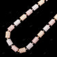 925 Silver Two Tone Moissanite Miami Cuban Link Chain CustomDiamJewel