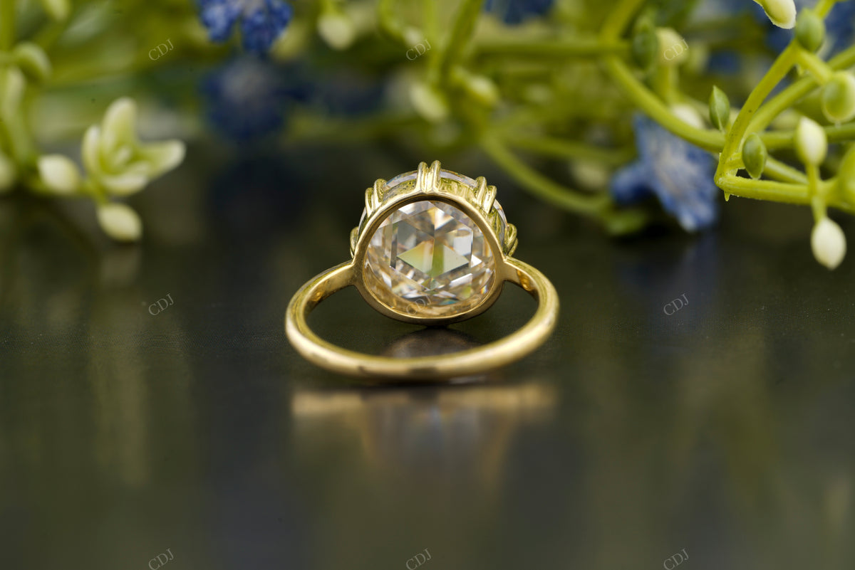 Rose Cut Lab-Grown Diamond Ring customdiamjewel