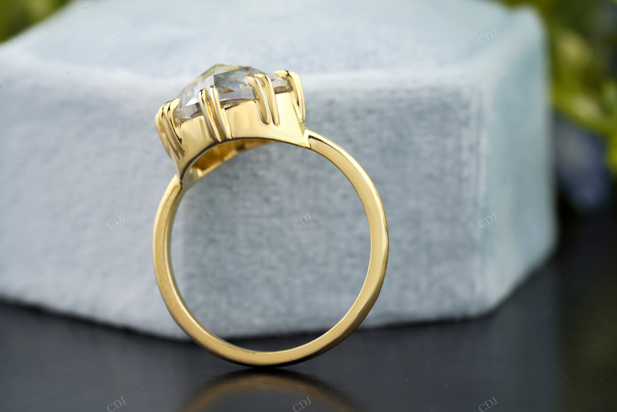 Rose Cut Lab-Grown Diamond Ring customdiamjewel
