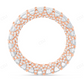 3Ct Emerald Moissanite Hidden Halo Full Eternity Band Ring hip hop jewelry CustomDiamJewel