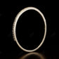 Unique Natural Diamond Half Eternity Thin Wedding Ring  customdiamjewel   