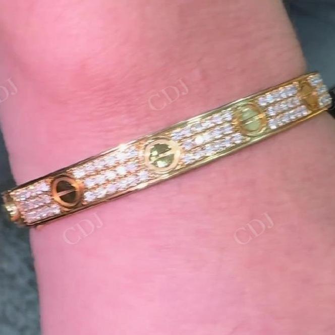 Hip Hop Style Diamond Studded Bracelet beacelet CustomDiamJewel