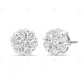 14k White Gold 0.75ct Diamond Stud Earrings Stud earrings CustomDiamJewel