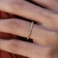 Half Eternity 14K solid Gold Real Diamond Bubble Wedding Band customdiamjewel