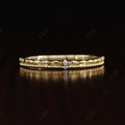Half Eternity 14K solid Gold Real Diamond Bubble Wedding Band customdiamjewel Sterling Silver Yellow Gold VVS-EF