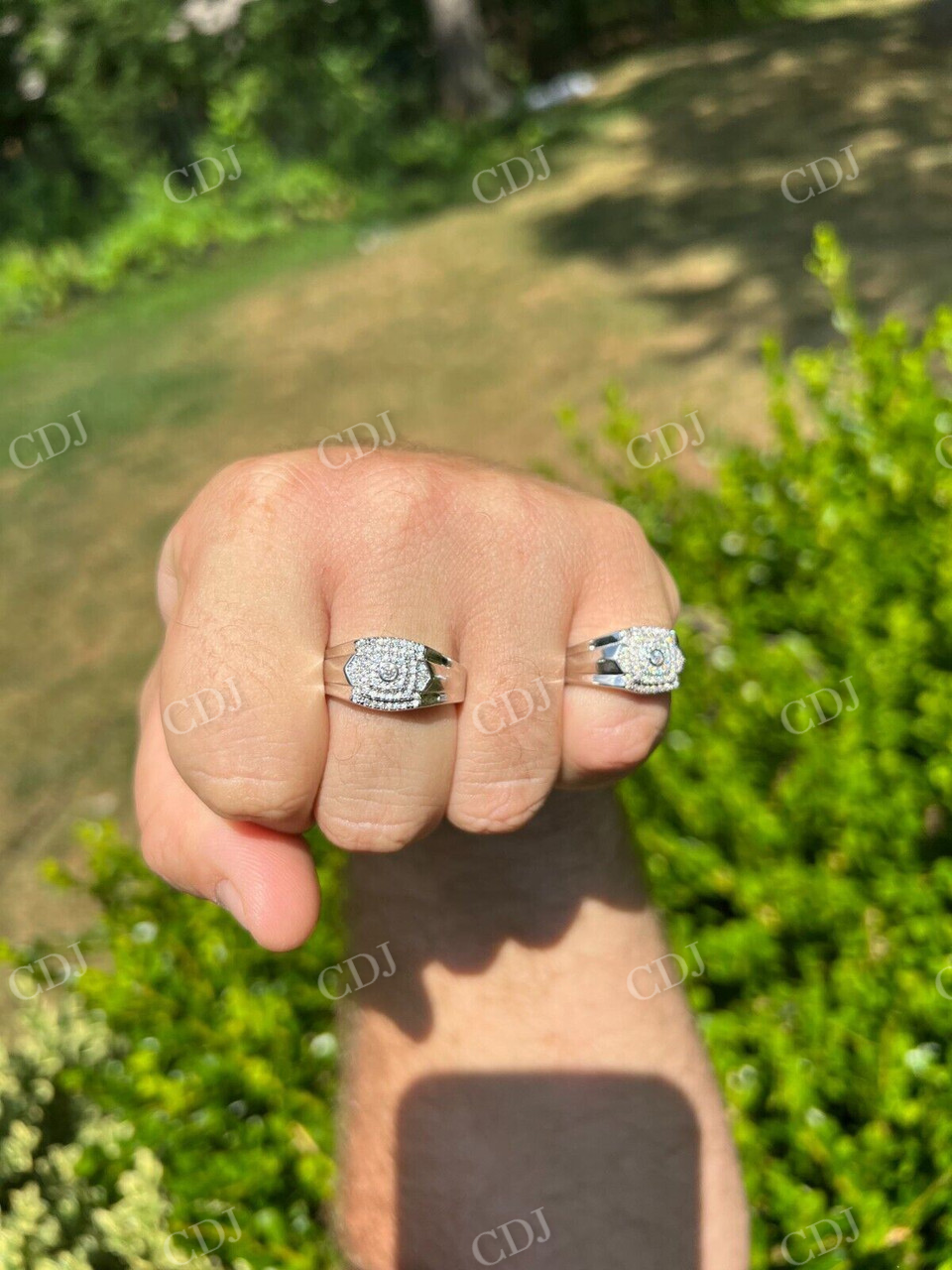 Designer Diamond Hip Hop Iced Ring  customdiamjewel   