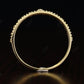 Half Eternity 14K solid Gold Real Diamond Bubble Wedding Band customdiamjewel