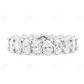14Kt Gold Oval Moissanite Full Eternity Band Ring hip hop jewelry CustomDiamJewel