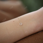 0.09CTW Moissanite Round Disc Diamond Bracelet  customdiamjewel   