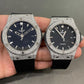 Diamond On Bezel Black Rubber Belt Hip Hop Customized Watches customdiamjewel