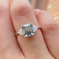 Emerald Cut Lab Grown Diamond Three Stone Ring customdiamjewel