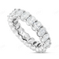 14Kt Gold Oval Moissanite Full Eternity Band Ring hip hop jewelry CustomDiamJewel