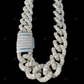 VVS Moissanite 925 Silver Bubble Cuban Chain CustomDiamJewel