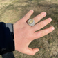 Grim Reaper Santa Muerte Diamond Iced Ring  customdiamjewel   