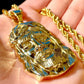 Sterling Silver Gold Plated Jesus Pendant hip hop jewelry CustomDiamJewel