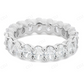 14Kt Gold Oval Moissanite Full Eternity Band Ring hip hop jewelry CustomDiamJewel
