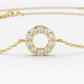 0.09CTW Moissanite Round Disc Diamond Bracelet  customdiamjewel   