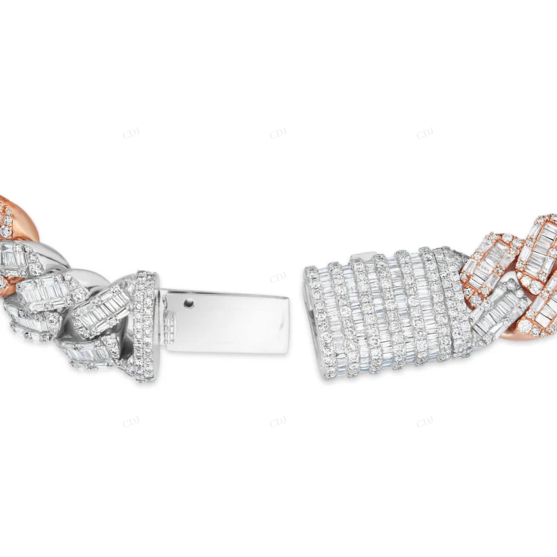 Unisex Iced Cuban Link Bracelet Bold Hip Hop Jewelry For Men CustomDiamJewel