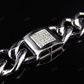 Custom Designed Silver Moissanite Cuban Bracelet hip hop jewelry CustomDiamJewel