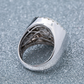 Round Cut Moissanite Sterling Silver Handmade Ring hip hop jewelry customdiamjewel