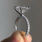 Princess Cut Lab Grown Diamond Engagement Ring customdiamjewel