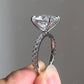Princess Cut Lab Grown Diamond Engagement Ring customdiamjewel