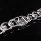 Custom Designed Silver Moissanite Cuban Bracelet hip hop jewelry CustomDiamJewel