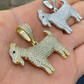 Moissanite Iced Bling Goat Pendant For Men  customdiamjewel   