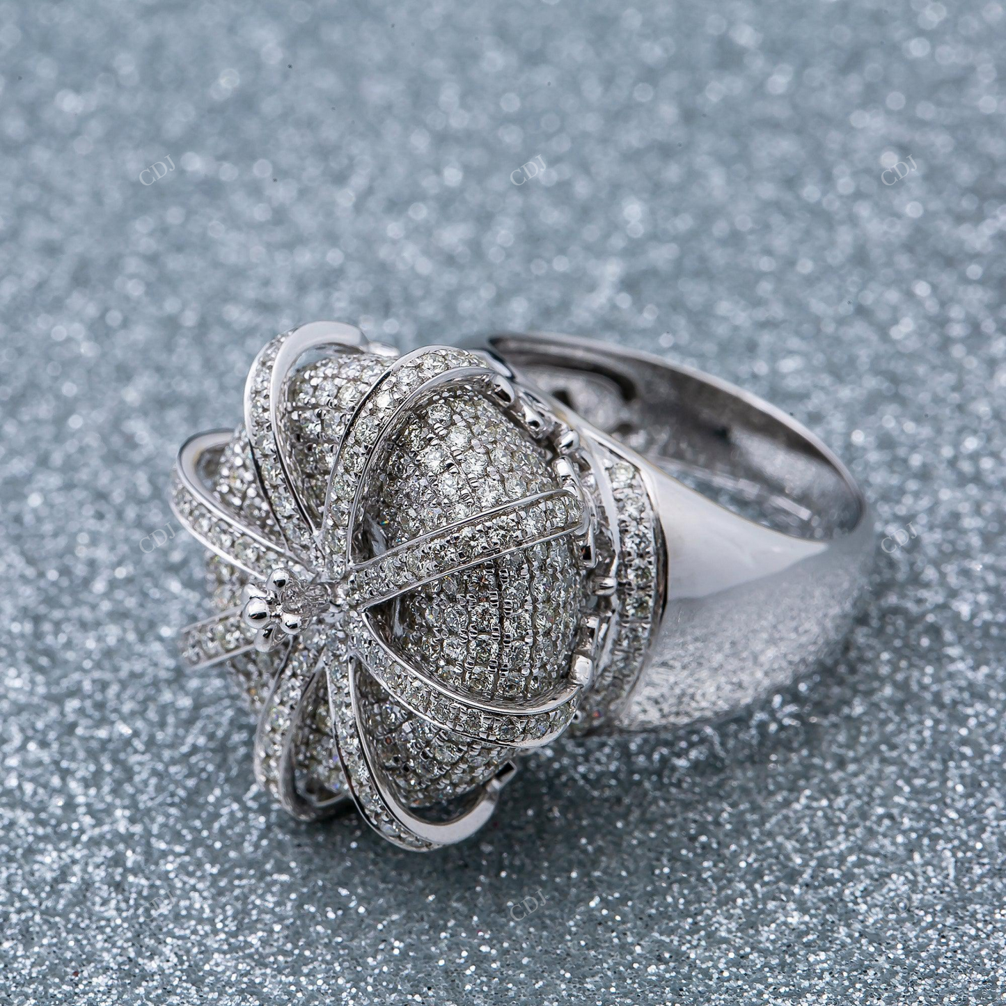 S925 Sterling Silver King Crown Engagement Ring hip hop jewelry customdiamjewel