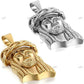 Custom Sterling Silver Crown Head Jesus Pendant hip hop jewelry CustomDiamJewel