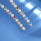 9MM Multi Color Diamond and Pearl Classic Chain hip hop jewelry CustomDiamJewel