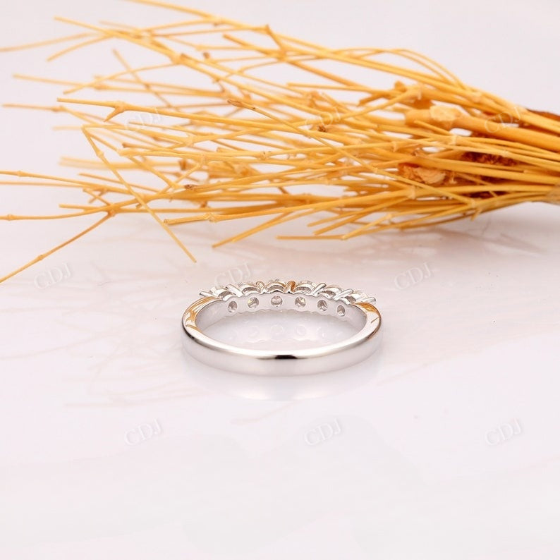 0.6CTW Six Round Cut Natural Diamond Wedding Band Wedding Band customdiamjewel   