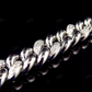 13MM Silver Moissanite Miami Cuban Bracelet For Men hip hop jewelry CustomDiamJewel