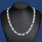 9MM Multi Color Diamond and Pearl Classic Chain hip hop jewelry CustomDiamJewel