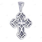 14K White Gold Lab Grown Diamond 1 Inch Cross Pendant Hip Hop Pendent CustomDiamJewel