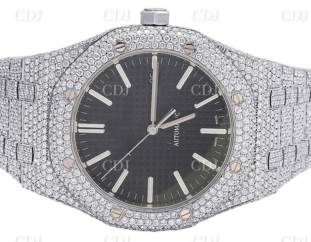 Luxury VVS1 Moissanite Diamond Automatic Movement Watch customdiamjewel