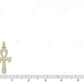 Iced Out Ankh Dripping Cross Pendant hip hop jewelry CustomDiamJewel