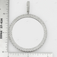 Streling Silver Round Photo Pendant hip hop jewelry customdiamjewel