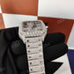 Dazzling Skeleton Lab Grown Diamond Cartier Watch customdiamjewel