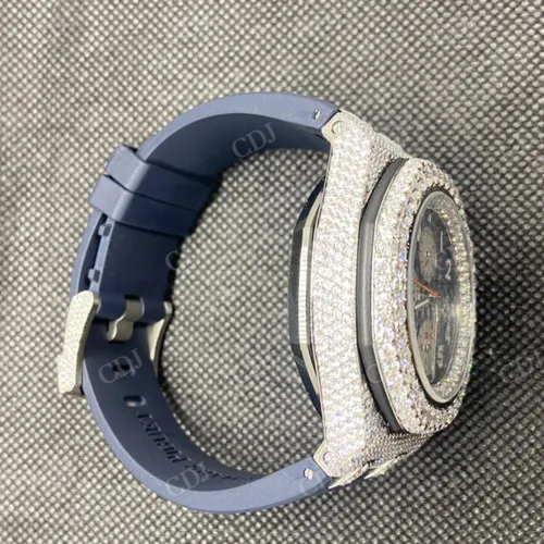 Audemars Piguet Royal Oak Concept Split Moissanite Watch customdiamjewel
