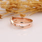 Pink Sapphire Accents Moissanite Wedding Band Wedding Band customdiamjewel   